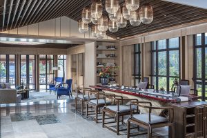 Fuzhou Taihe Qingyun Sales Center by Shanhejinyuan Art Design