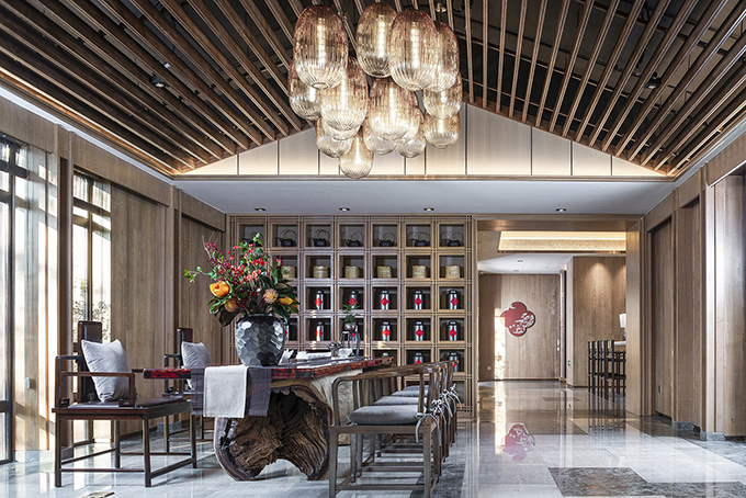 Fuzhou Taihe Qingyun Sales Center by Shanhejinyuan Art Design