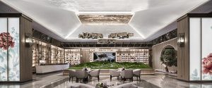 Fuzhou Taihe Qingyun Sales Center by Shanhejinyuan Art Design