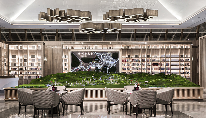 Fuzhou Taihe Qingyun Sales Center by Shanhejinyuan Art Design