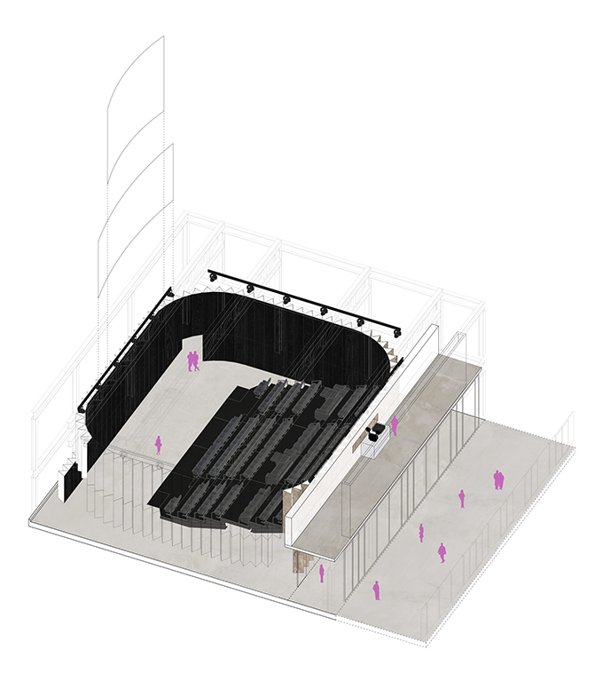 Hayy:Cinema Competition Proposal by Karim Nader Studio