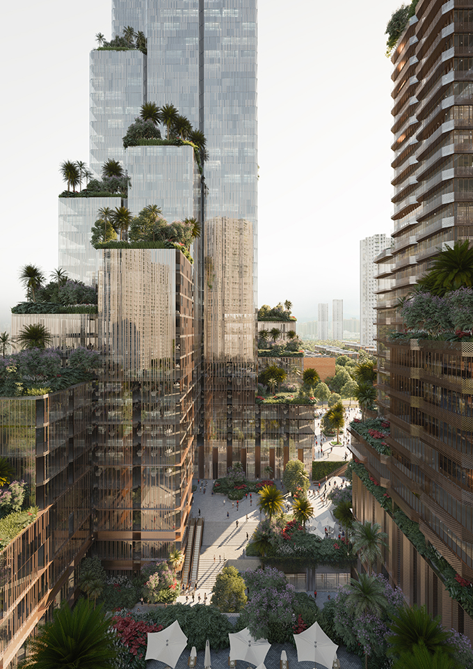 Konka mixed-use by Mecanoo