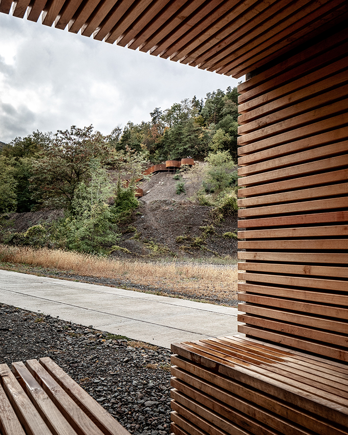 Portes Bonheur, le Chemin des Carrières by Reiulf Ramstad Arkitekter