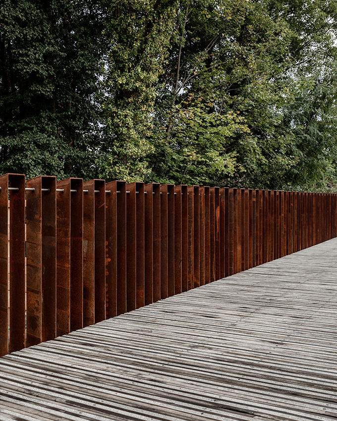 Portes Bonheur, le Chemin des Carrières by Reiulf Ramstad Arkitekter