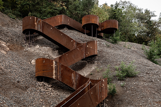 Portes Bonheur, le Chemin des Carrières by Reiulf Ramstad Arkitekter