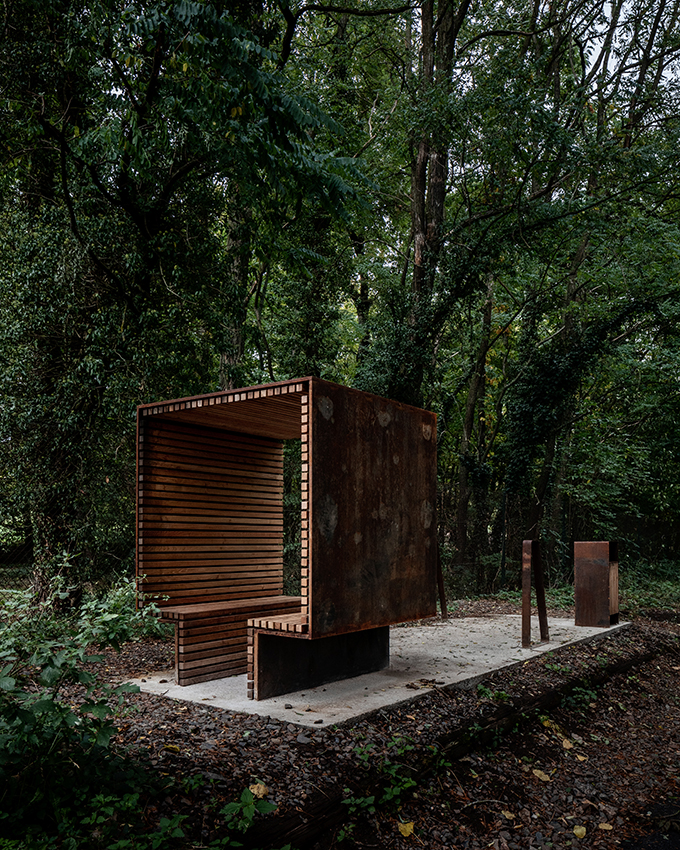 Portes Bonheur, le Chemin des Carrières by Reiulf Ramstad Arkitekter