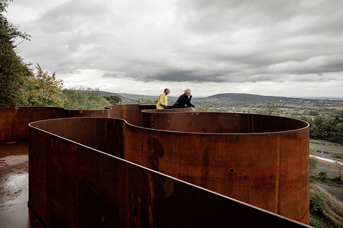 Portes Bonheur, le Chemin des Carrières by Reiulf Ramstad Arkitekter