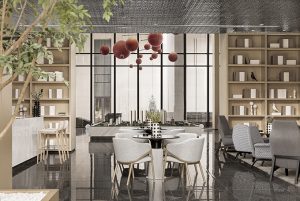 Shenyang China Overseas • Wang Jing Mansion Sales Center by ONE-CU Interior Design Lab