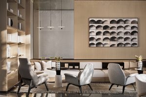 Shenyang China Overseas • Wang Jing Mansion Sales Center by ONE-CU Interior Design Lab