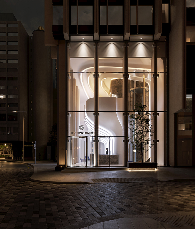 Southbank Tower Lobby by Zaha Hadid Architects