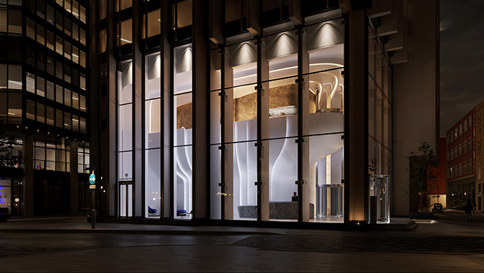 Southbank Tower Lobby by Zaha Hadid Architects