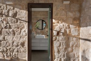 Vertical Stone House by HENKIN SHAVIT Architecture & Design