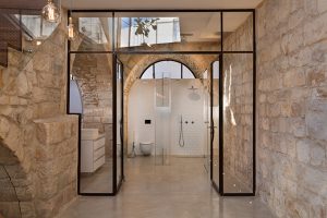 Vertical Stone House by HENKIN SHAVIT Architecture & Design