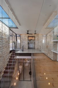 Vertical Stone House by HENKIN SHAVIT Architecture & Design