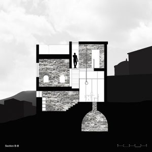 Vertical Stone House by HENKIN SHAVIT Architecture & Design