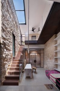 Vertical Stone House by HENKIN SHAVIT Architecture & Design