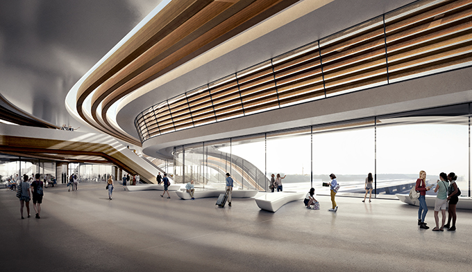 Ülemiste Terminal Competition Winning Project by Zaha Hadid Architects & Esplan 