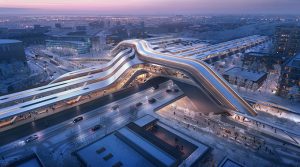 Ülemiste Terminal Competition Winning Project by Zaha Hadid Architects & Esplan