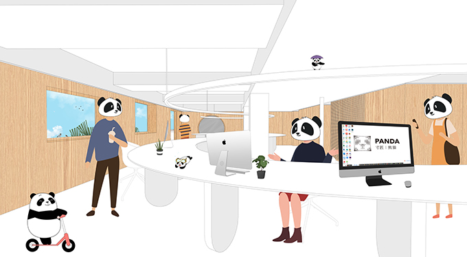 CUN PANDA by PANDA Design Co. Ltd.