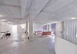 Studio Paul Kaloustian designed this inspiring lof like space as an additon to a music venue dedicated to after parties. Take a look at the complete story after the jump.