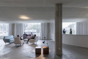 Studio Paul Kaloustian designed this inspiring lof like space as an additon to a music venue dedicated to after parties. Take a look at the complete story after the jump.