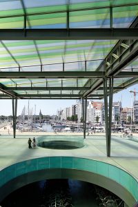 The station of Oostende by Dietmar Feichtinger Architectes