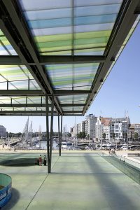 The station of Oostende by Dietmar Feichtinger Architectes