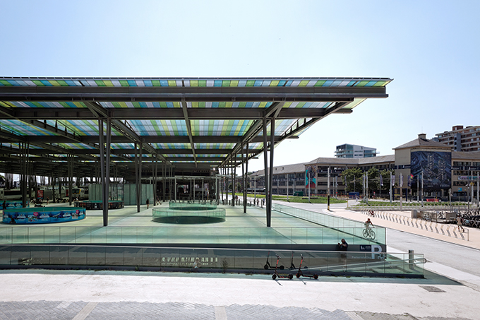 The station of Oostende by Dietmar Feichtinger Architectes
