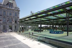 The station of Oostende by Dietmar Feichtinger Architectes