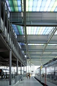 The station of Oostende by Dietmar Feichtinger Architectes