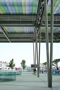 The station of Oostende by Dietmar Feichtinger Architectes