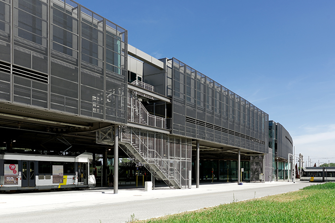 The station of Oostende by Dietmar Feichtinger Architectes