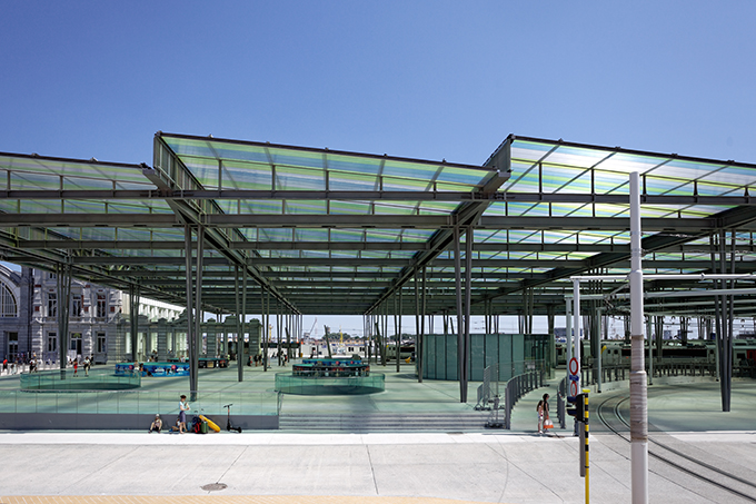 The station of Oostende by Dietmar Feichtinger Architectes