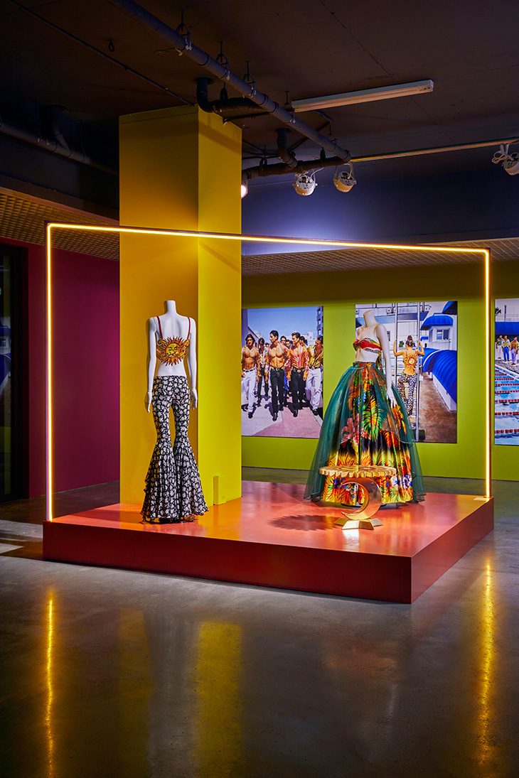 Versace Dresses at Art Basel Miami