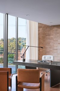 Austin's Mid-Century Cool Office Post Iconic Building Renovation by Mark Odom Studio