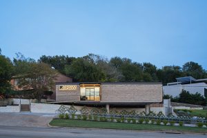 Austin's Mid-Century Cool Office Post Iconic Building Renovation by Mark Odom Studio