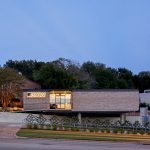 Austin's Mid-Century Cool Office Post Iconic Building Renovation by Mark Odom Studio