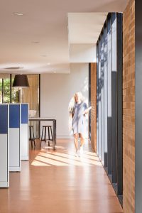 Austin's Mid-Century Cool Office Post Iconic Building Renovation by Mark Odom Studio