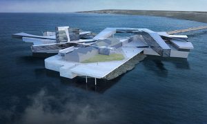 Birnbeck Island by Matteo Cainer Architecture at the III Architecture Pisa Biennale