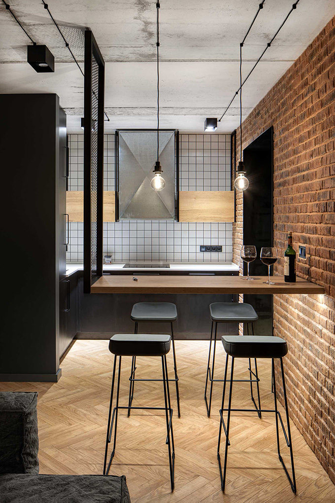 Loft Apartment in Kharkiv by Bondarenko Design