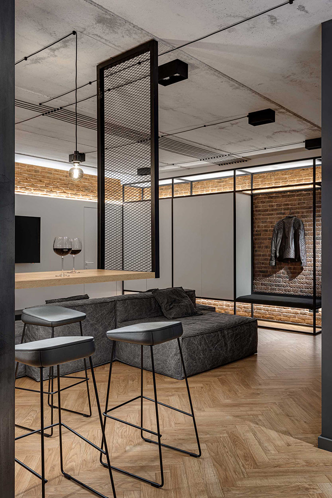 Loft Apartment in Kharkiv by Bondarenko Design