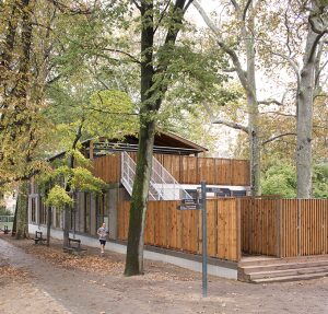 Modular and Nomadic Wooden Nursery by Djuric Tardio Architects