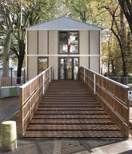 Modular and Nomadic Wooden Nursery by Djuric Tardio Architects