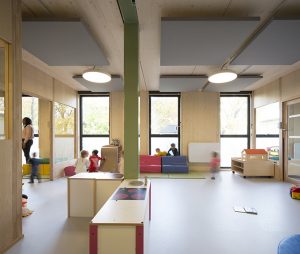 Modular and Nomadic Wooden Nursery by Djuric Tardio Architects