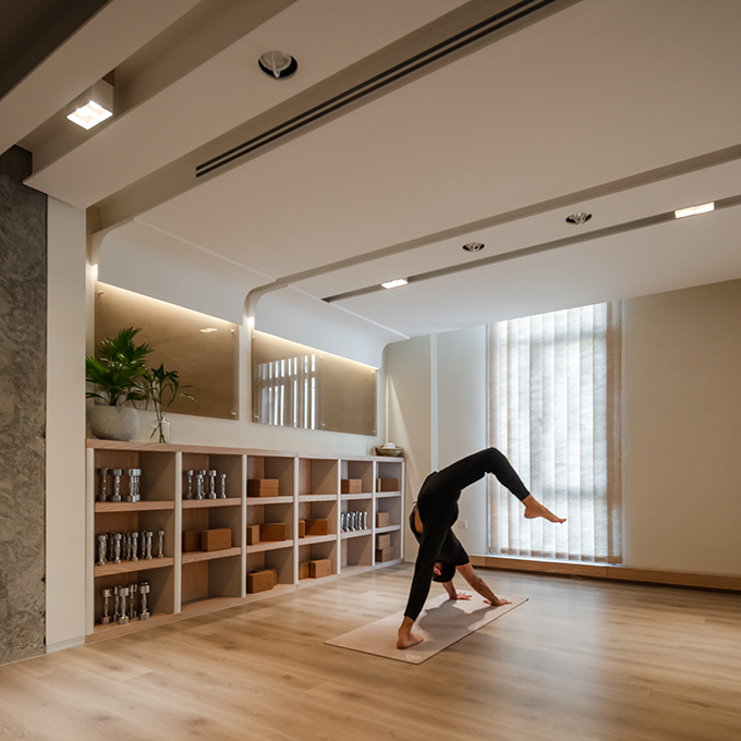 Tru3 Yoga Studio by ITGinteriors