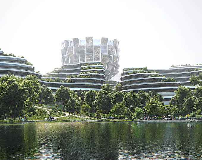 Unicorn Island Masterplan by Zaha Hadid Architects