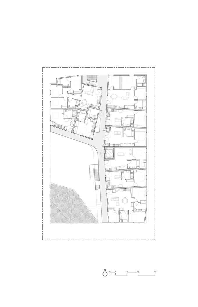 MLK1101 SUPPORTIVE HOUSING by Lorcan O’Herlihy Architects