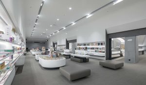 Fengdong E Pang Bookstore by Gonverge Interior Design