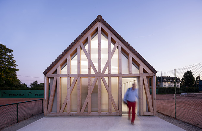 Garden Tennis Club of Cabourg by Lemoal Lemoal Architectes