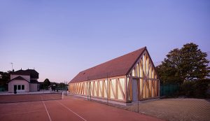 Garden Tennis Club of Cabourg by Lemoal Lemoal Architectes